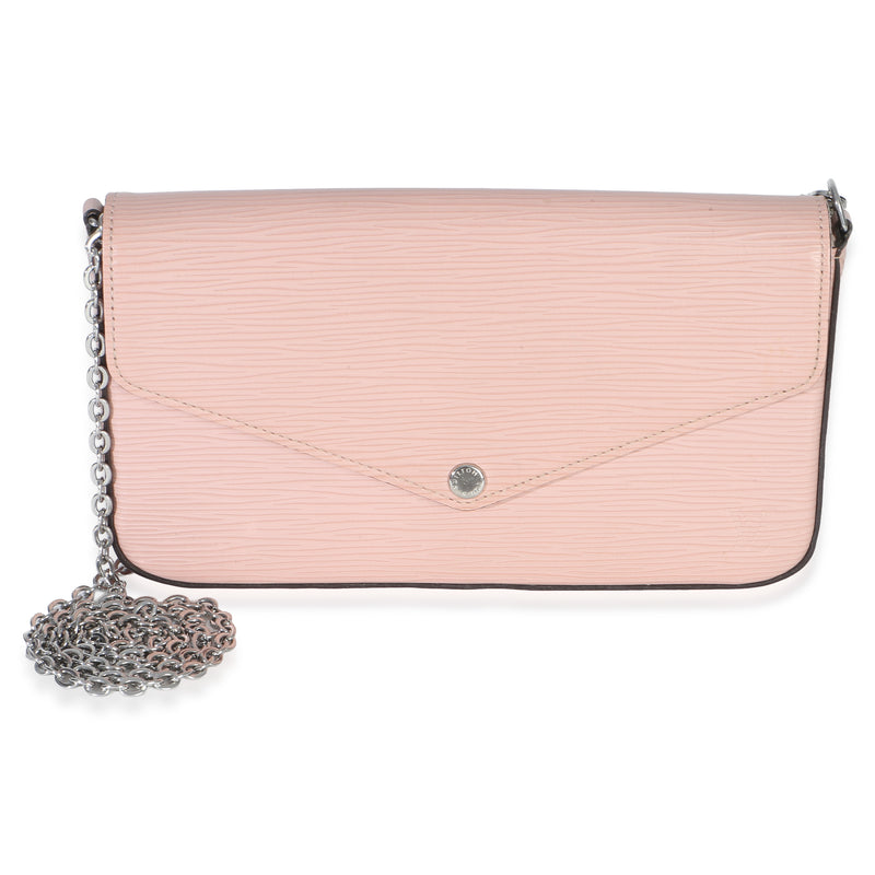 Louis Vuitton Pink Epi Leather Felicie Pochette Handbag
