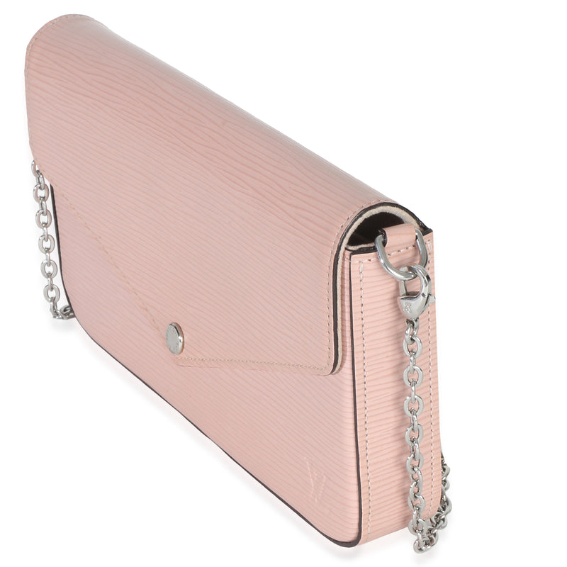 Louis Vuitton Pink Epi Leather Felicie Pochette Handbag