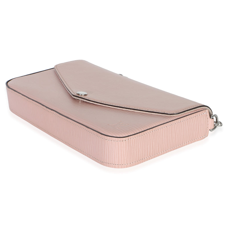 Louis Vuitton Pink Epi Leather Felicie Pochette Handbag