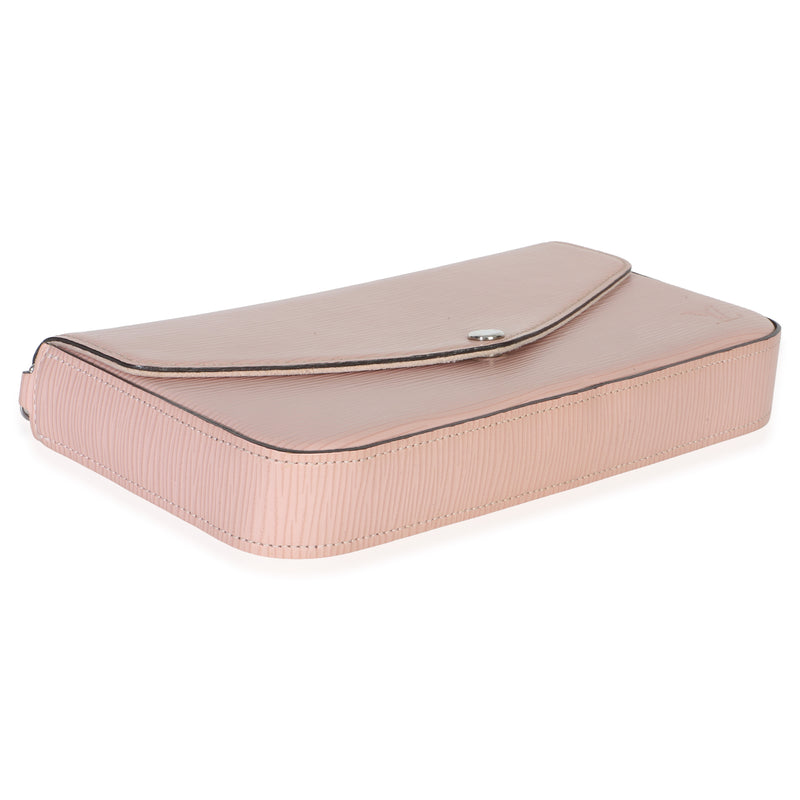 Louis Vuitton Pink Epi Leather Felicie Pochette Handbag