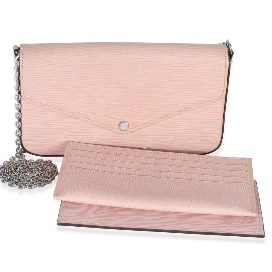 Louis Vuitton Pink Epi Leather Felicie Pochette Handbag