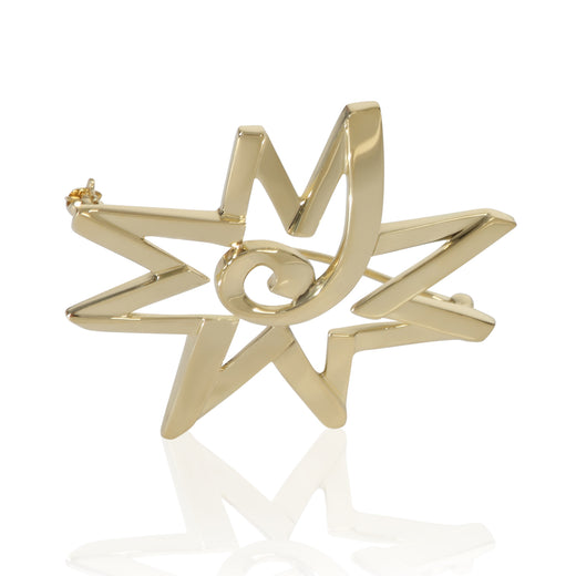 Tiffany & Co. Yellow Gold Vintage Paloma Picasso Star Brooch 18k