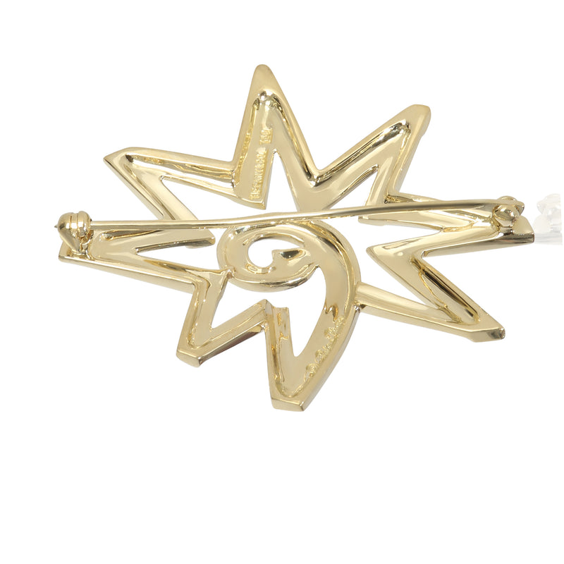 Tiffany & Co. Yellow Gold Vintage Paloma Picasso Star Brooch 18k