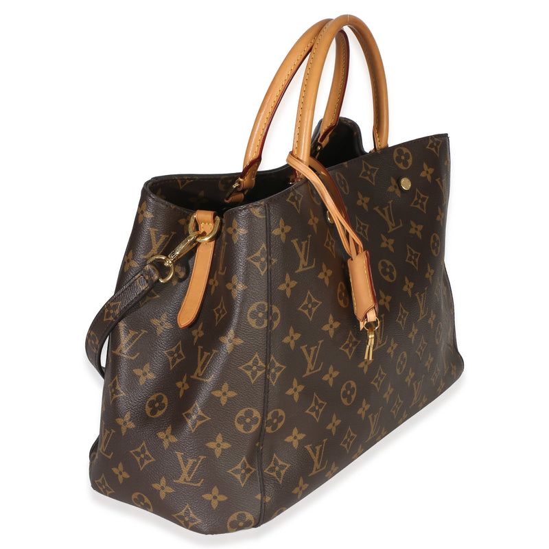 Louis Vuitton Monogram Canvas Montaigne Gm Brown Handbag
