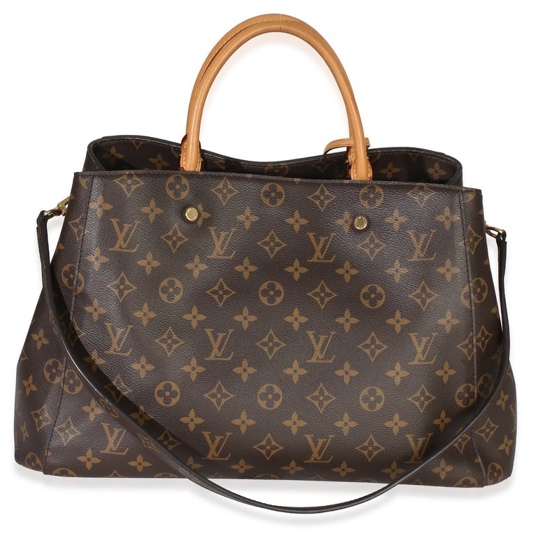 Louis Vuitton Monogram Canvas Montaigne Gm Brown Handbag