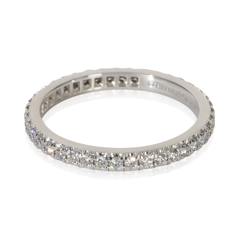 Tiffany & Co. Platinum Diamond Soleste Band 950