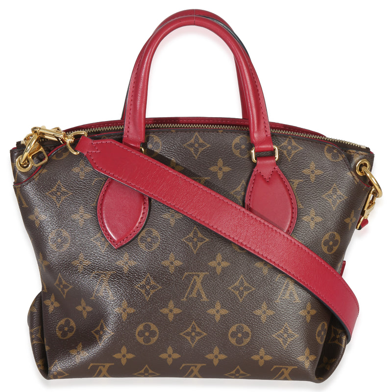 Louis Vuitton Bordeaux Monogram Canvas Flower Zipped Tote Pm Brown Handbag