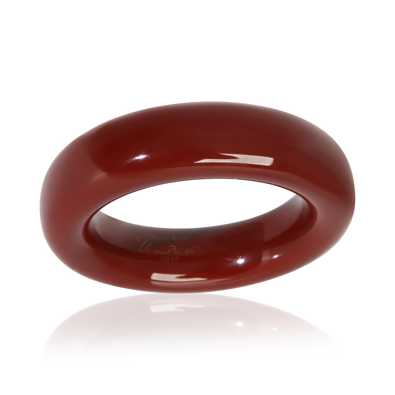 Tiffany & Co. Elsa Peretti Red Lacquer Bracelet