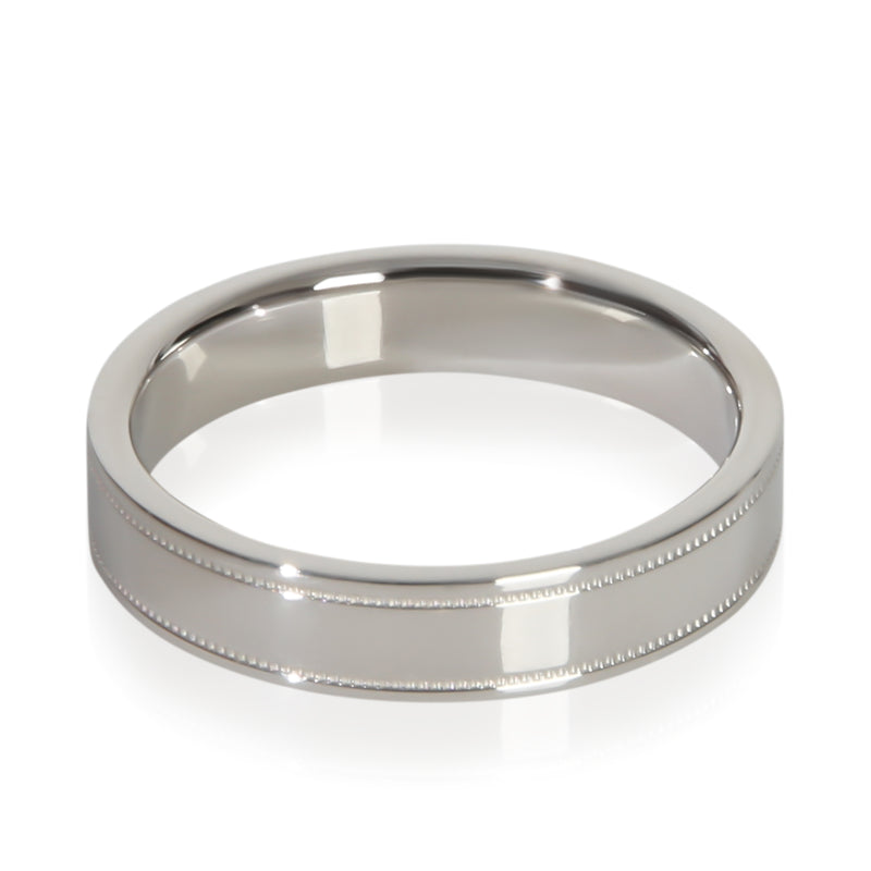 Tiffany & Co. Platinum 4mm Milgrain Band 950