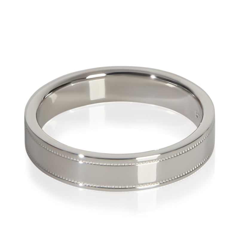 Tiffany & Co. Platinum 4mm Milgrain Band 950