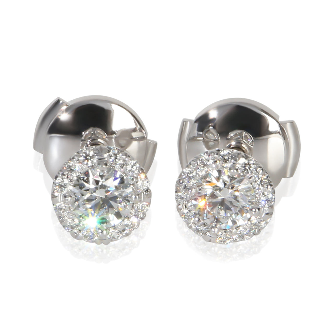 Tiffany & Co. Platinum Diamond Soleste Earrings 950