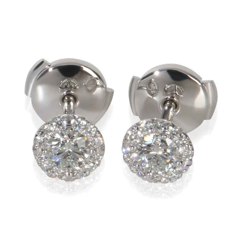 Tiffany & Co. Platinum Diamond Soleste Earrings 950