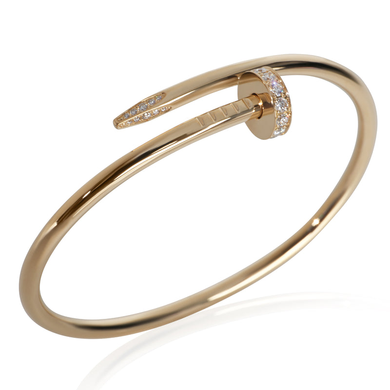 Cartier Yellow Gold Diamond Juste Un Clou Bracelet 18k