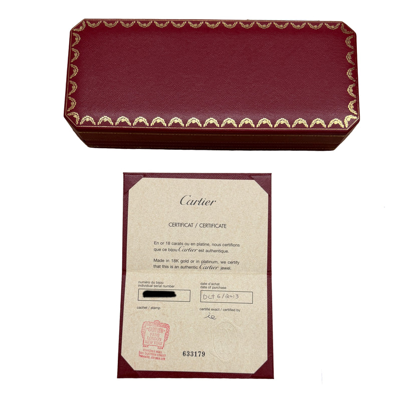 Cartier 3-Tone Gold Pearl Trinity Bracelet 18k