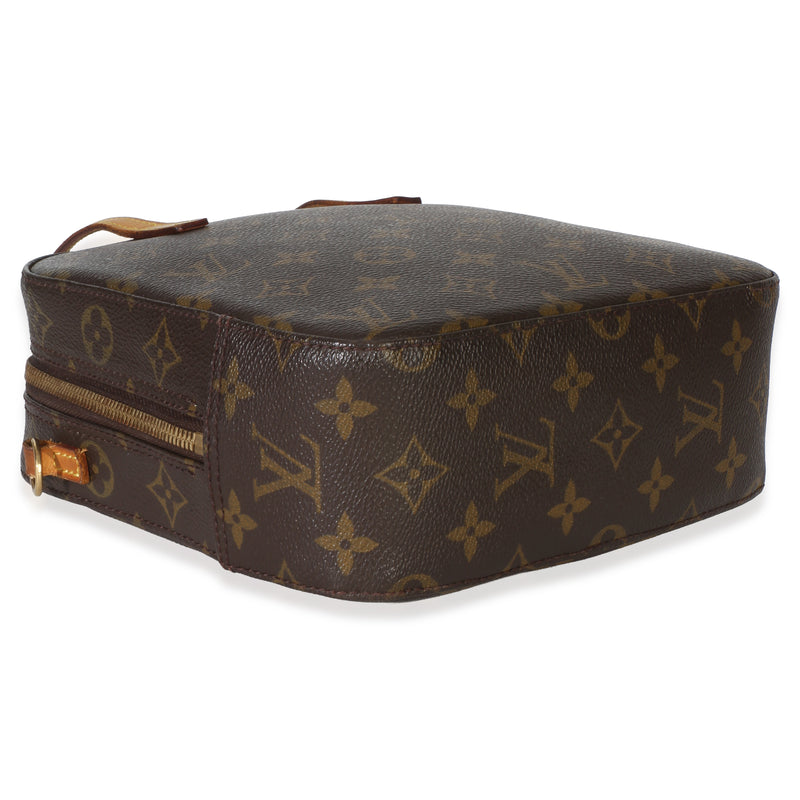 Louis Vuitton Monogram Canvas Spontini Brown Coated Handbag