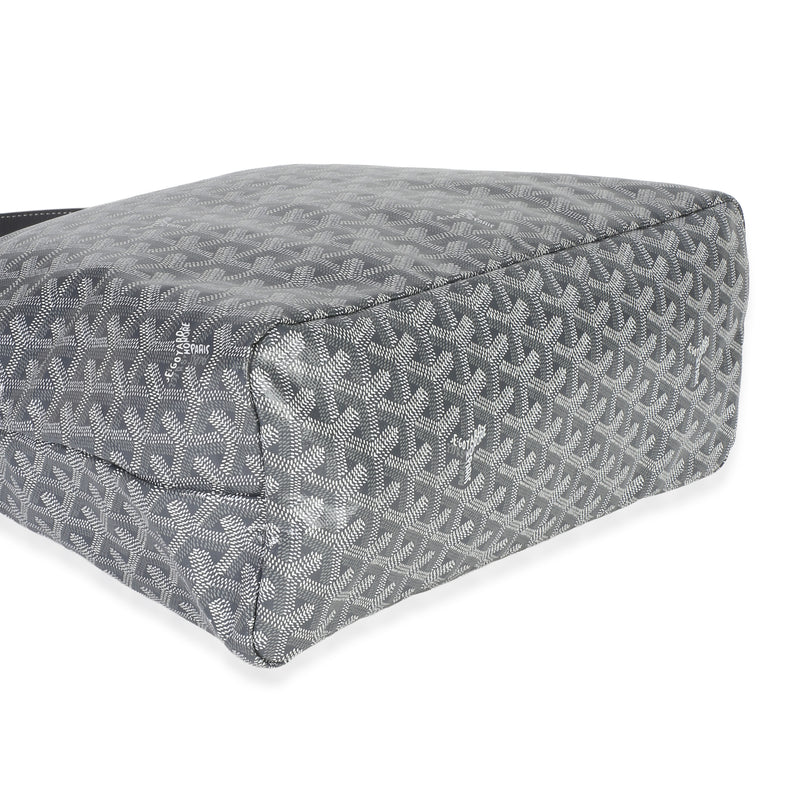 Goyard Grey Goyardine Canvas Boheme Hobo Gray Handbag