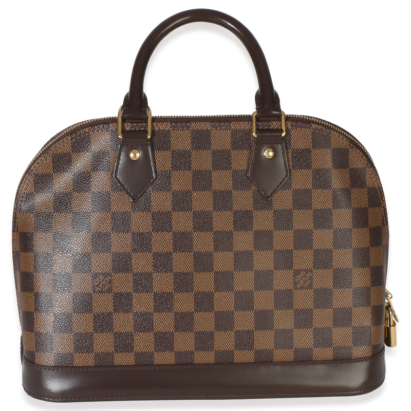 Louis Vuitton Damier Ebene Canvas Alma Pm Brown Handbag