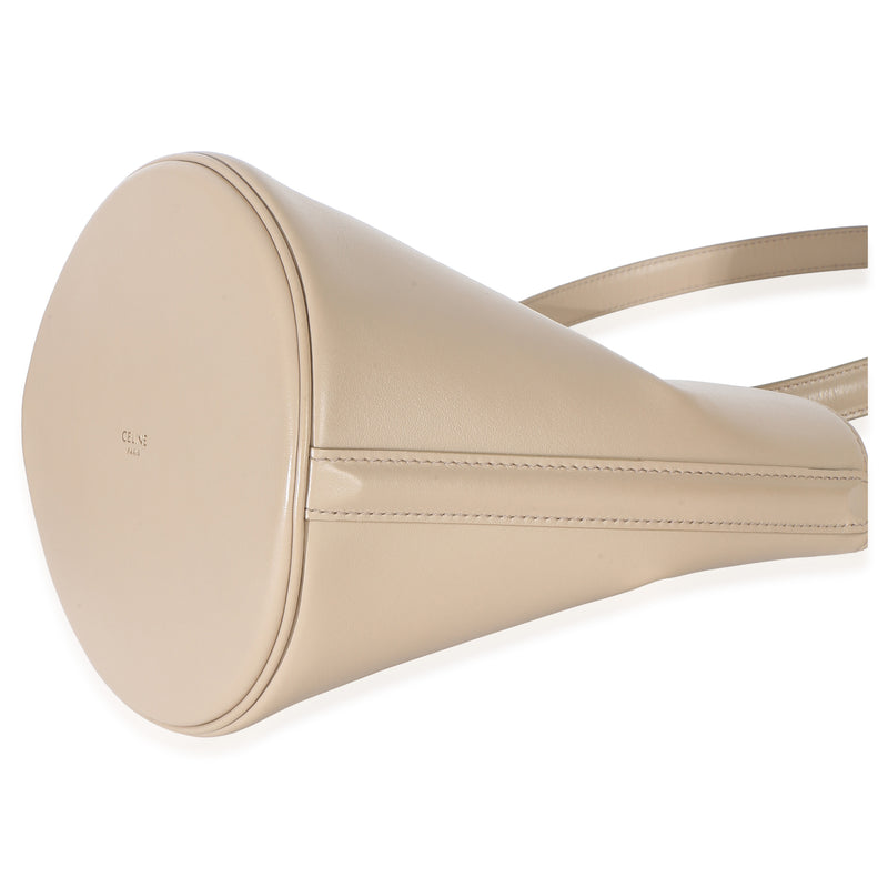 Celine Tan Smooth Calfskin Teen Bucket 16 Bag Beige; Neutral Leather Handbag