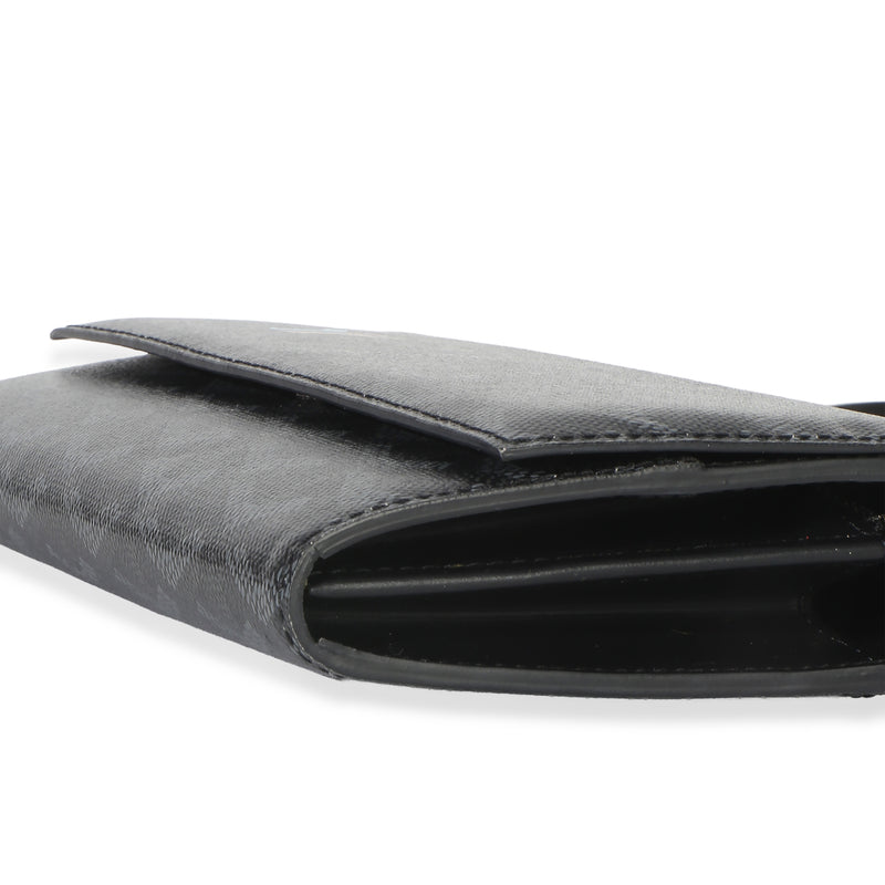 Goyard Black Goyardine Canvas Varenne Limited Continental Wallet Handbag