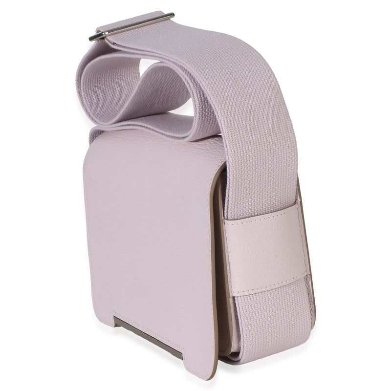 Hermès Mauve Pale Chai Verso Chevre Mysore Geta Phw Pink Leather Handbag