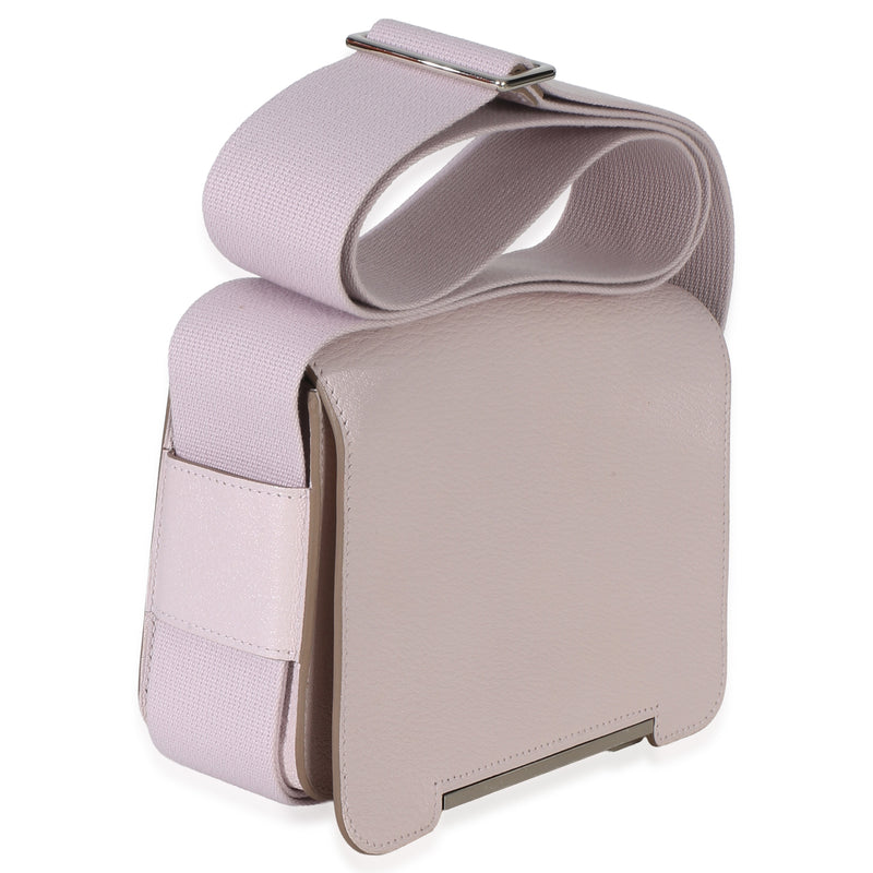 Hermès Mauve Pale Chai Verso Chevre Mysore Geta Phw Pink Leather Handbag