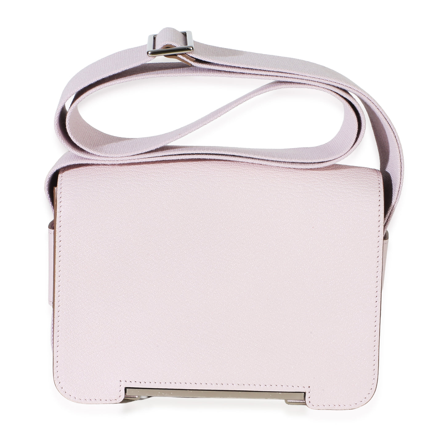 Hermès Mauve Pale Chai Verso Chevre Mysore Geta Phw Pink Leather Handbag