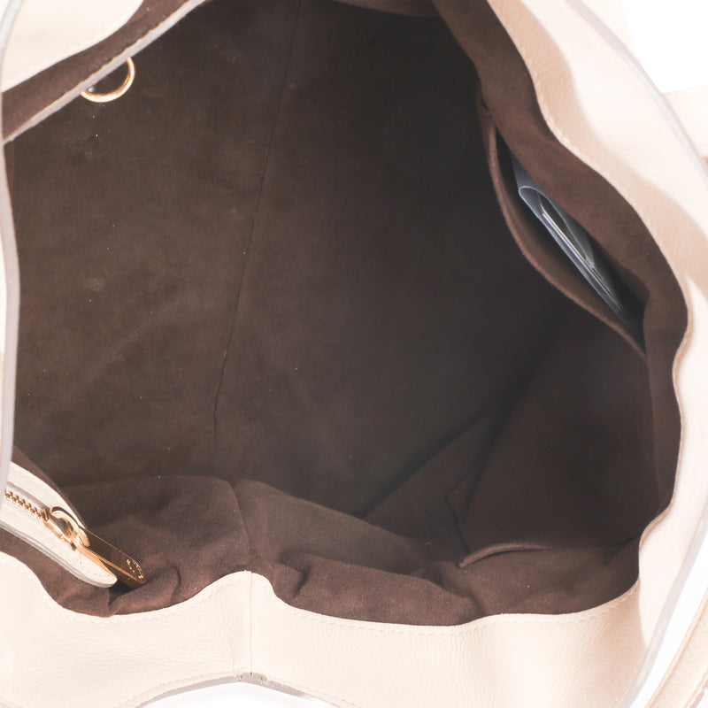 Louis Vuitton Coquille Monogram Mahina Cirrus Pm Beige; Neutral Leather Handbag
