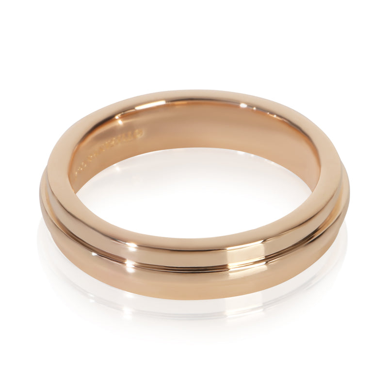 Tiffany & Co. Rose Gold T Narrow Ring 18k