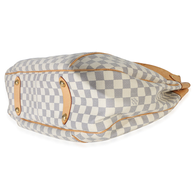 Louis Vuitton Damier Azur Canvas Galliera Gm Beige Handbag