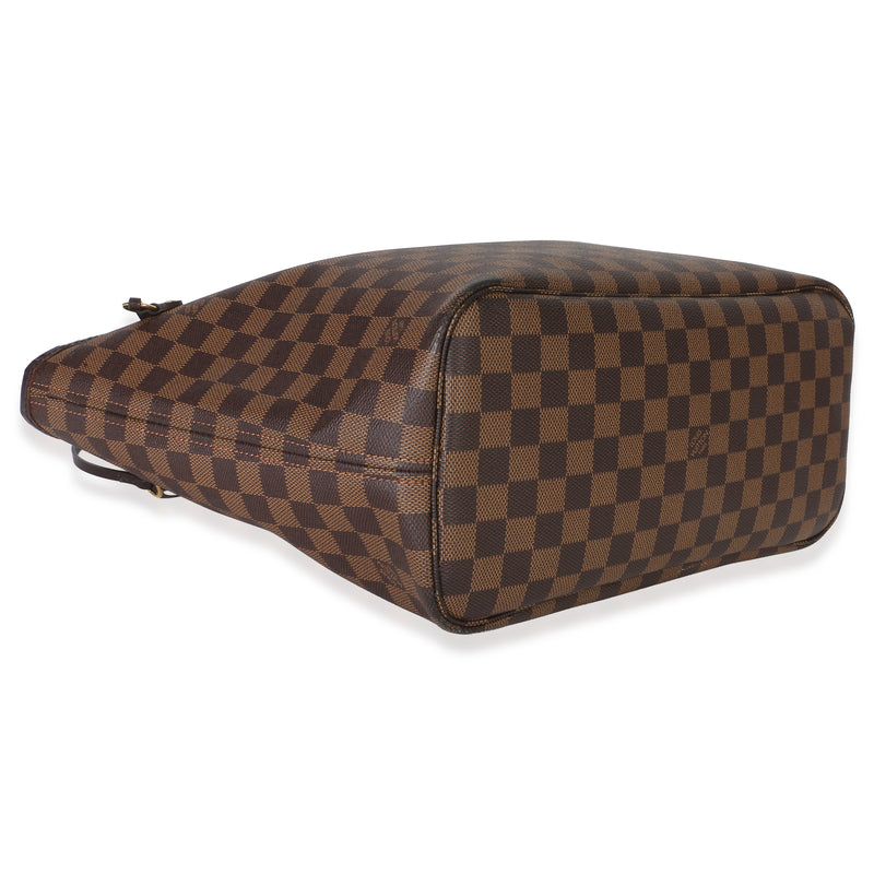 Louis Vuitton Damier Ebene Canvas Neverfull Mm Brown Handbag