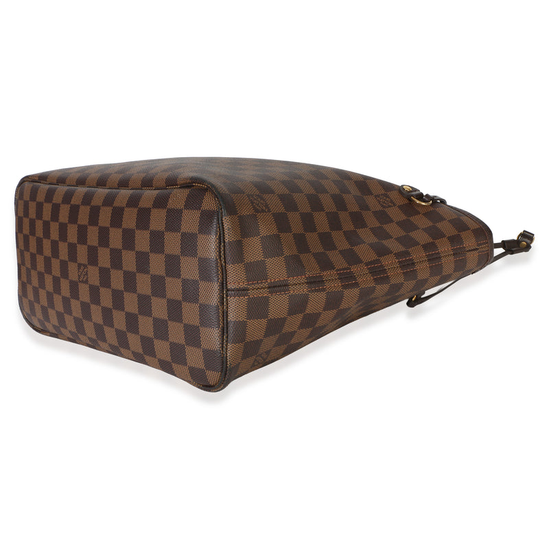 Louis Vuitton Damier Ebene Canvas Neverfull Mm Brown Handbag