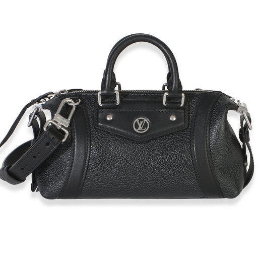 Louis Vuitton Black Pixel Lambskin Lv Biker Pm Leather Handbag