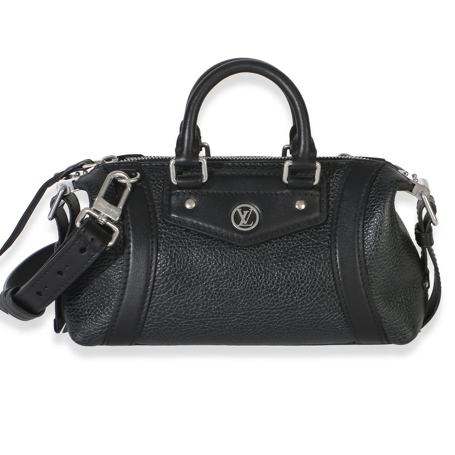 Louis Vuitton Black Pixel Lambskin Lv Biker Pm Leather Handbag