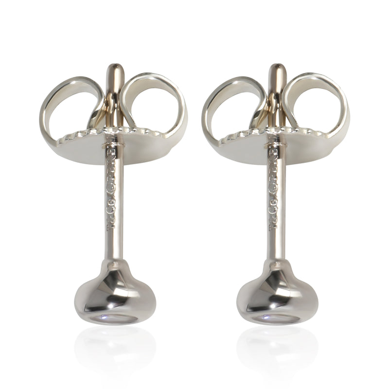 Tiffany & Co. Sterling Silver Diamond Elsa Peretti By The Yard Earrings 925