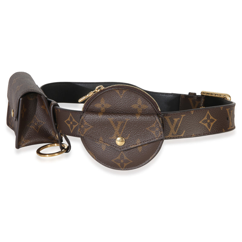 Louis Vuitton Monogram Canvas Daily Multi Pocket Belt Brown Handbag