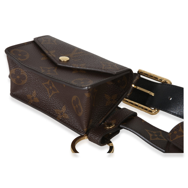Louis Vuitton Monogram Canvas Daily Multi Pocket Belt Brown Handbag