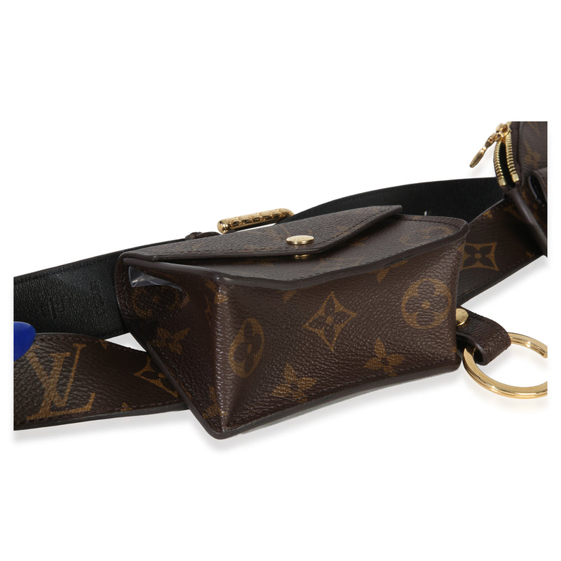 Louis Vuitton Monogram Canvas Daily Multi Pocket Belt Brown Handbag