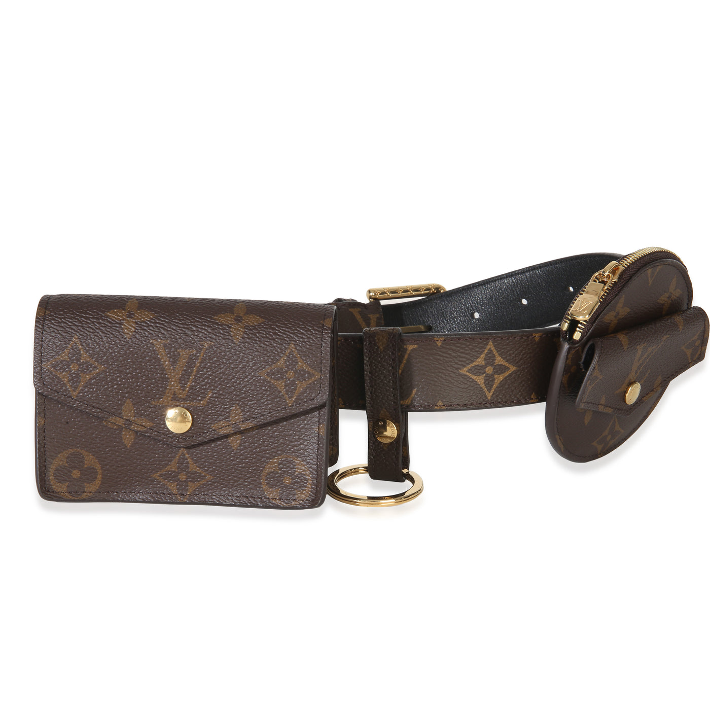 Louis Vuitton Monogram Canvas Daily Multi Pocket Belt Brown Handbag