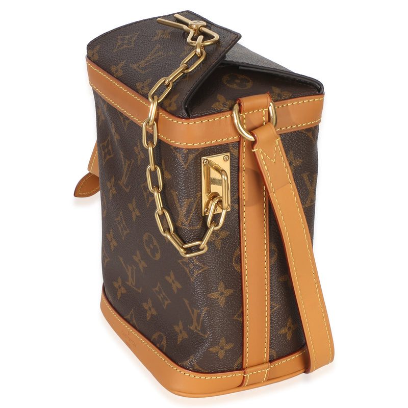 Louis Vuitton Monogram Canvas Legacy Milk Box Bag Brown Handbag