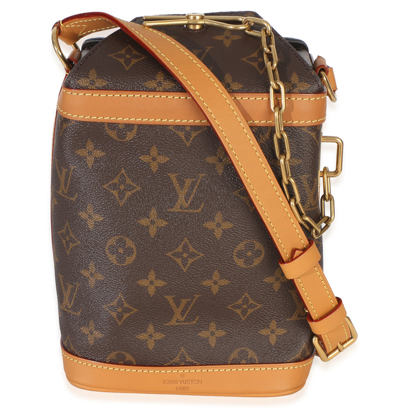 Louis Vuitton Monogram Canvas Legacy Milk Box Bag Brown Handbag
