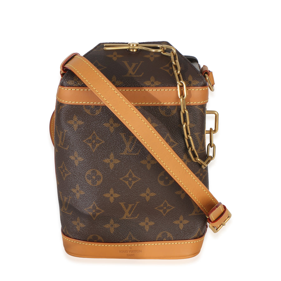 Louis Vuitton Monogram Canvas Legacy Milk Box Bag Brown Handbag