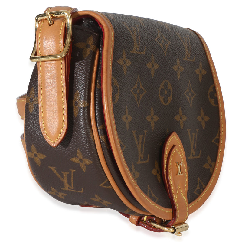 Louis Vuitton Monogram Canvas Tambourin Nm Brown Handbag