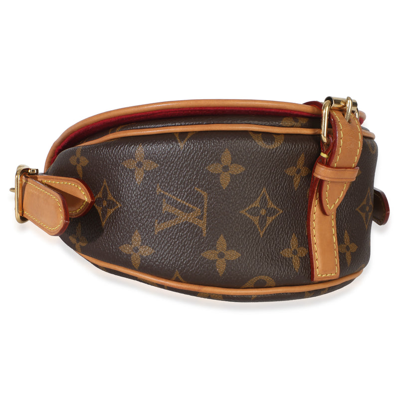 Louis Vuitton Monogram Canvas Tambourin Nm Brown Handbag
