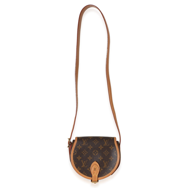 Louis Vuitton Monogram Canvas Tambourin Nm Brown Handbag