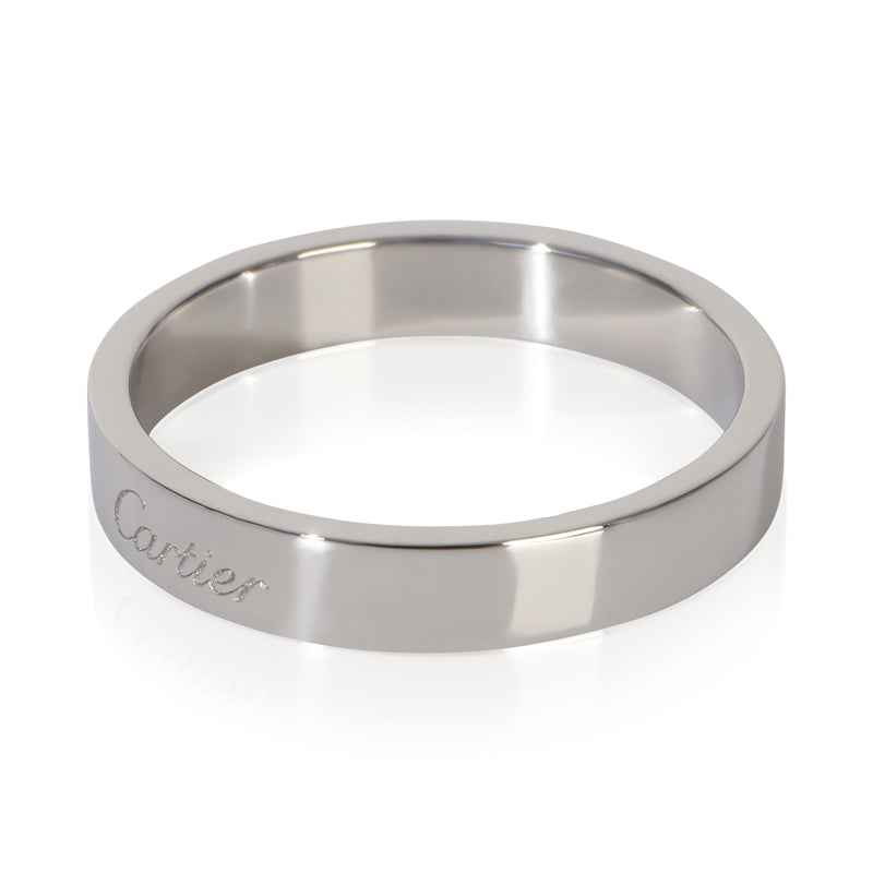 Cartier Platinum 4mm C De Band 950
