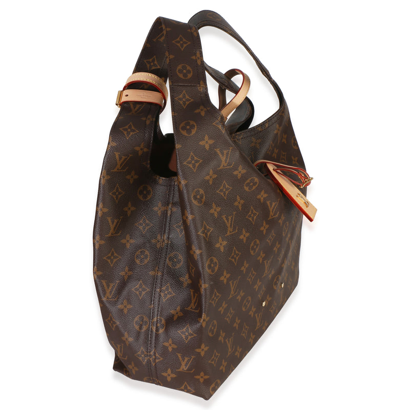 Louis Vuitton Monogram Canvas Atlantis Gm Brown Handbag