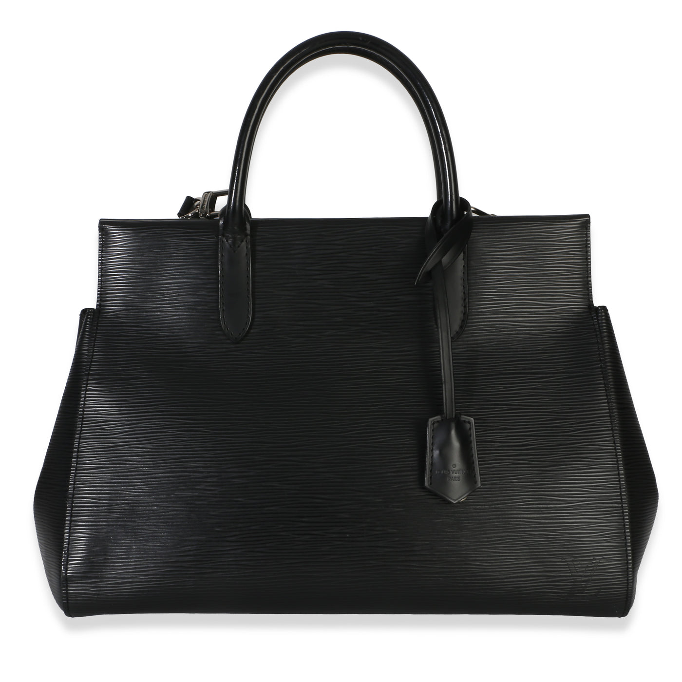Louis Vuitton Black Epi Marly Mm Leather Handbag