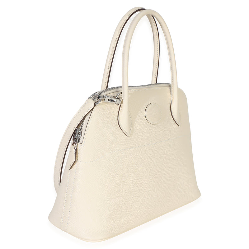 Hermès Nata Epsom 1923 Bolide 27 Phw Beige; Neutral Leather Handbag