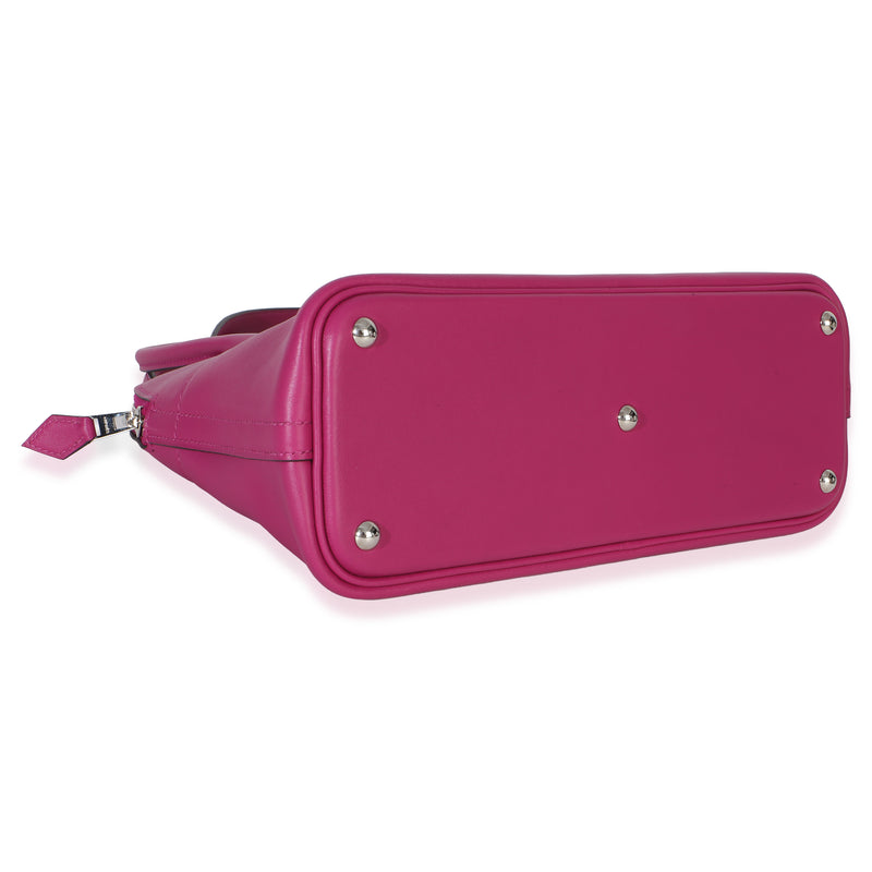 Hermès Rose Pourpre Swift 1923 Bolide 27 Phw Purple Leather Handbag