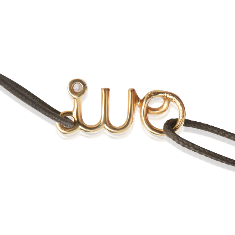 Christian Dior Yellow Gold Diamond Oui Bracelet 18k